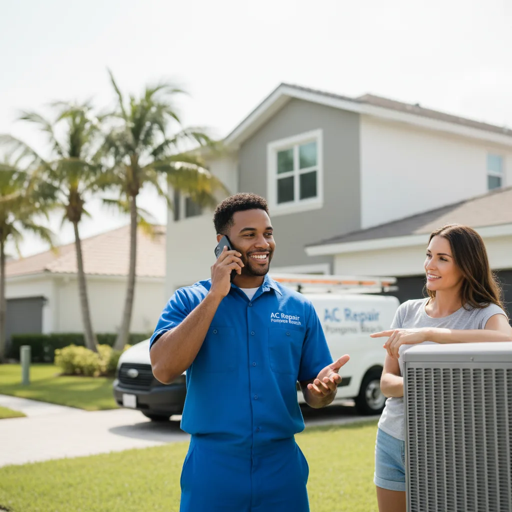 AC Repair Pompano Beach customer support in Haymarket